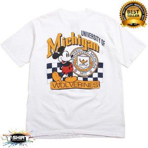 University of Michigan Mickey Mouse Vintage Shirt